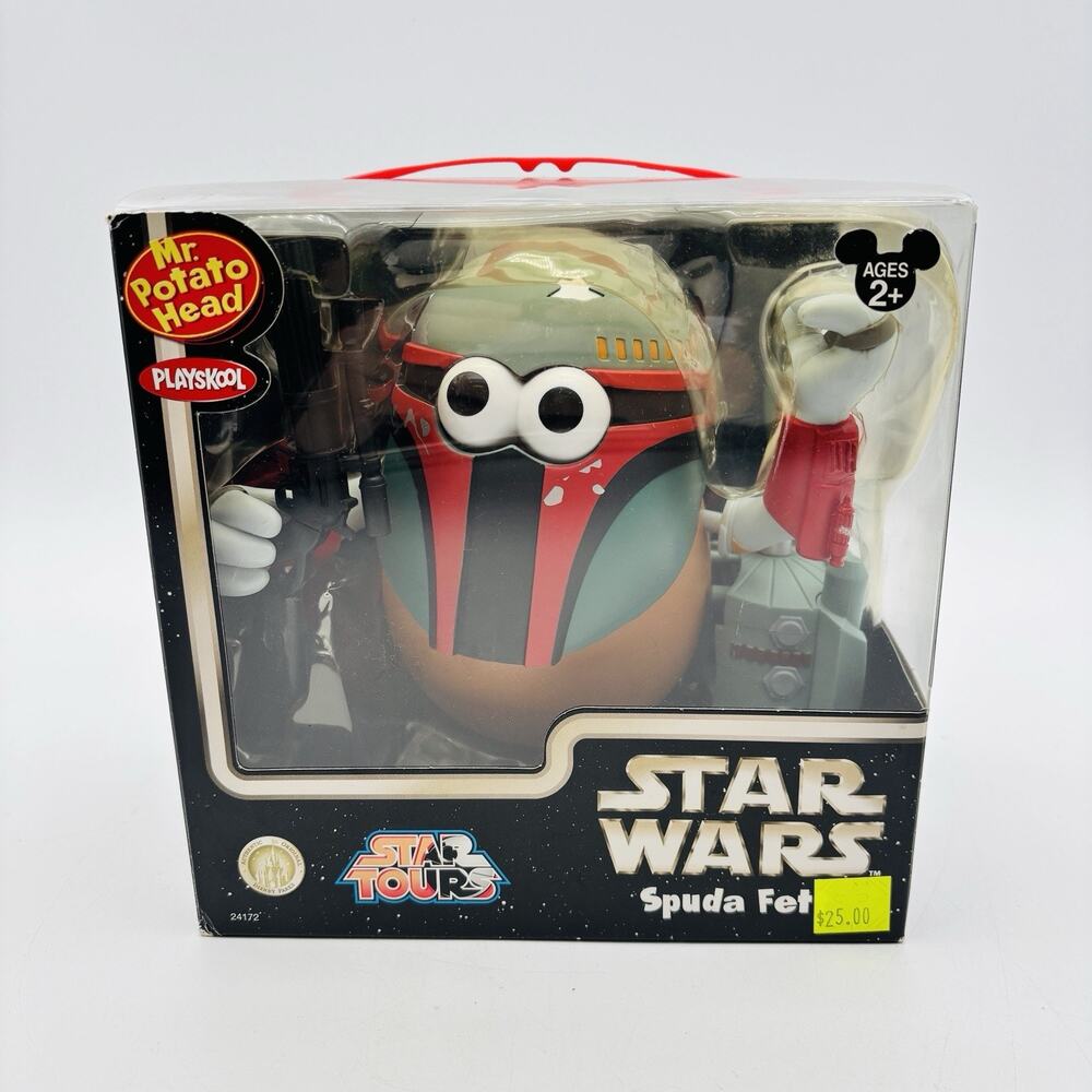 New Playskool Mr. Potato Head Spuda Fett Figure 2007 New Sealed
